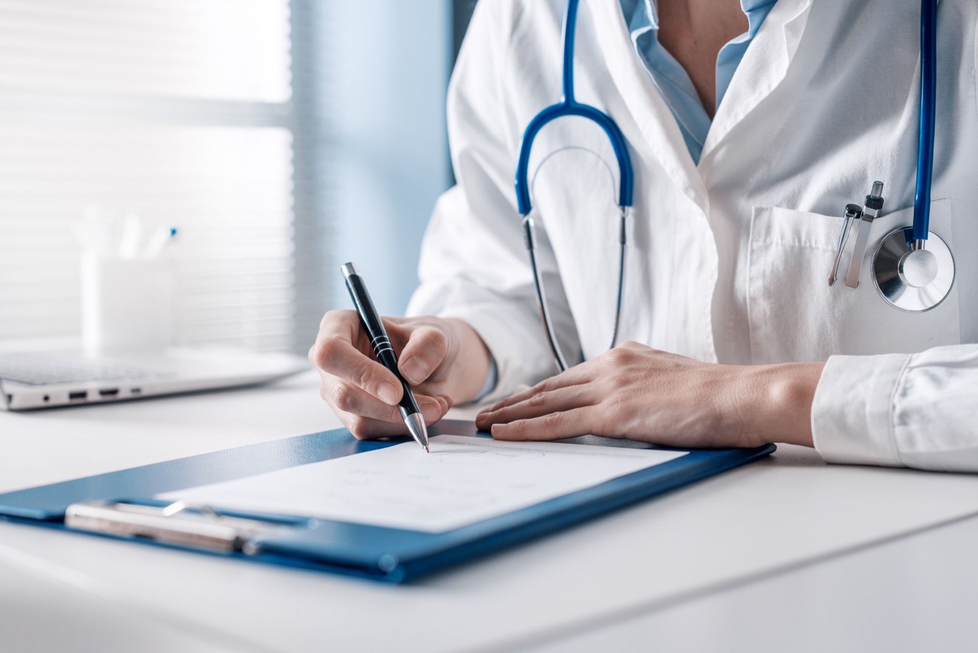 Medical provider preparing a rebuttal letter